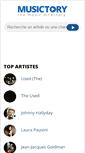 Mobile Screenshot of musictory.fr