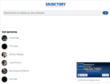 Tablet Screenshot of musictory.fr